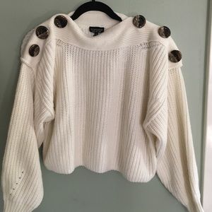 Chunky cream sweater